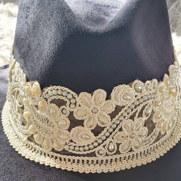 NEW! Black Suede Hat main image 6